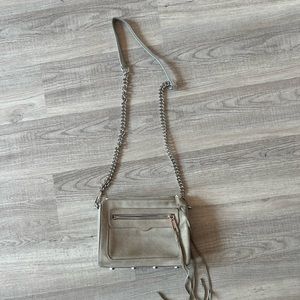 Rebecca Minkoff gray crossbody purse